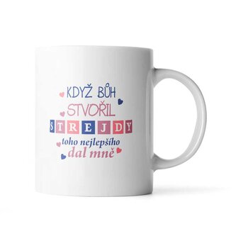 Hrnek Když Bůh stvořil strejdy: 200 ml