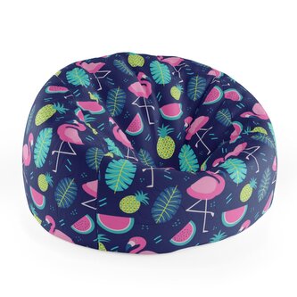 Dětský sedací vak Cocoon Růžoví plameňáci: 75 x 45 x 35 cm