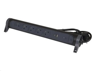 Legrand L049429 přepěťová ochrana – 5 zásuvek 1,5m, černá