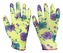 Rukavice zahradní vel. 9 NITRILE flowers green
