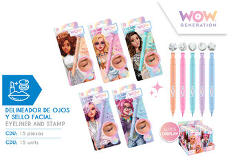 Kredka do oczu ze stempelkami do ozdabiania do twarzy WOW00113 WOW, Kids