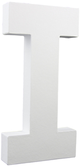 Litera 3D duża 20cm „I” AC708 C, Decopatch