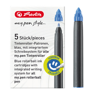 Naboje do piór kulkowych My.Pen blister 5szt., Herlitz