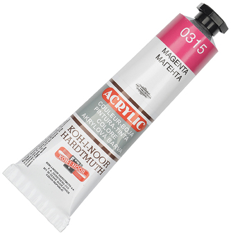 Farba akrylowa magenta 40 ml, Koh-I-Noor
