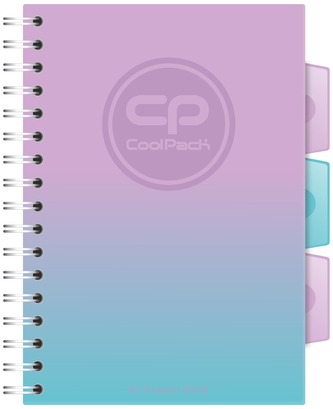 Kołonotes A5 Gradient Blueberry CoolPack, Patio