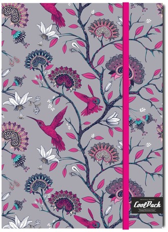 Brulion A5 z gumką Silence CoolPack, Patio