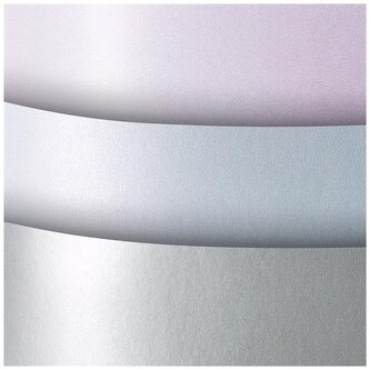 Karton ozdobny Millenium srebrny A4 270g/m2 20ark., Galeria Papieru