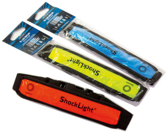 Przywieszka z odblaskiem LED, niebieski, Argus