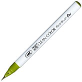 Marker Clean Color Real Brush - mid green  046, Kuretake