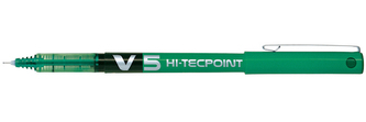 Pióro kulkowe V5 Hi-Tecpoint zielone, Pilot