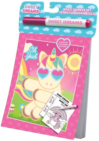 Kolorowanka z magicznym markerem Jednorożec Sweet Dreams, Kids