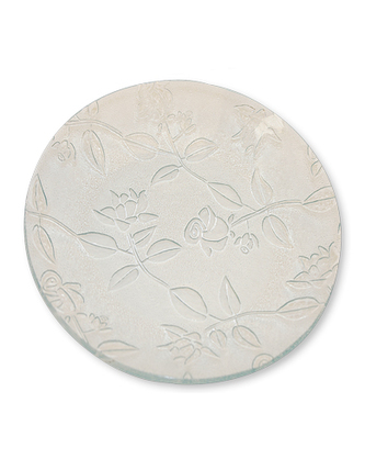 Talerz okrągły 21cm kwiaty Stamperia