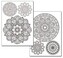 Papier do transferów 2ark A4 czar. Mandala, Stamperia