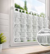 Dekorační krátká vitrážová záclona do kuchyně GERDA 70x150 cm MyBestHome