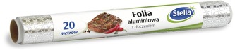 Folia alumuminiowa rolka 20 mb z tłoczeniem, Stella