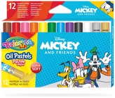 Pastele olejne 12-kol. trójkątne Disney Kids Mickey Colorino, Patio