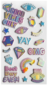 Naklejki typu "Puffy" 0107-0115, Incood