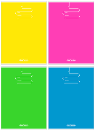 Zeszyt B5 96k. kratka Color Blocking 9583238, Herlitz