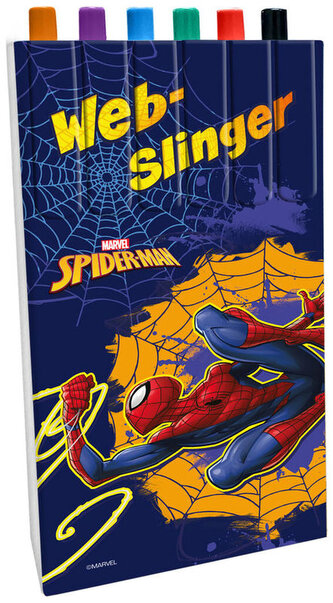 Długopisy 6-kol. Spiderman, Kids
