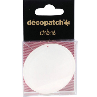 Wisiorek okrągły do zdobienia Cherie, 5 x 5 x 1cm. BX003, Decopatch