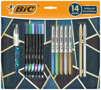 Zestaw piśmienniczy Kids Metallic 14 elementów, BiC