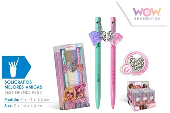 Zestaw dwóch długopisów dla przyjaciółek WoW Generation, Kids