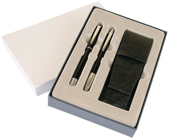 Komplet pióro i długopis Winner-metal w etui ES, Cresco