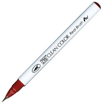 Marker Clean Color Real Brush - deep red  260, Kuretake