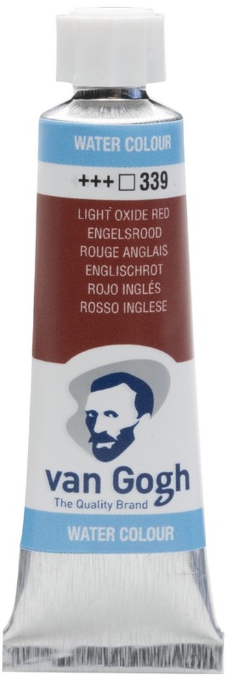 Farba akwarelowa Van Gogh 10ml Light Oxide Red 339, Talens