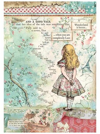 Papier ryżowy A4 Alice, Stamperia