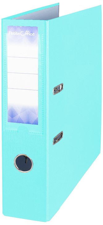 Segregator A4 75mm mech. dźwig. pastel zielony jasny, Petite Office