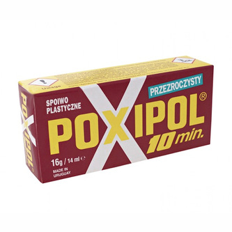 Klej dwuskładnikowy Poxipol przezroczysty op. 16g/14ml, Bripox