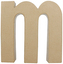 Litera fantazyjna "M" z masy papierowej AC406, Decopatch