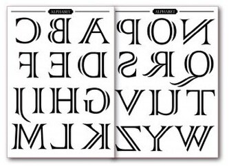 Papier do transferów 2ark A4 czar. Ramki 276702, Stamperia