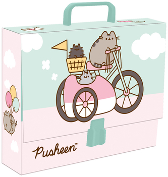 Teczka z rączką A4 XL Pusheen mint, St.Majewski
