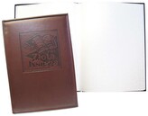 Złota księga 220 x 307 mm 144 k. TS brązowa 319-052, Warta