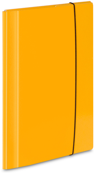 Teczka z gumką A4 2 FC żółta VauPe