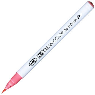 Marker Clean Color Real Brush - light carmine  021, Kuretake