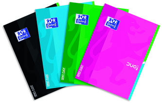 Zeszyt A4 60k. kratka Open Flex Duo dwa registry, Oxford