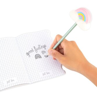 Ołówek z nakładką chmurka 1 z 4 kolorów Good Feelings, Trendhaus