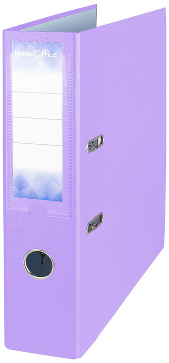 Segregator A4 75mm mech. dźwig. pastel fioletowy, Petite Office
