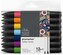 Markery dwustr. okr./ścięty ProMarker zest. 12+1szt. Tattoo Tones 290162, Winsor&Newton;