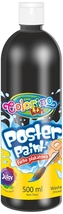 Farba plakatowa 500 ml butla czarna Colorino, Patio