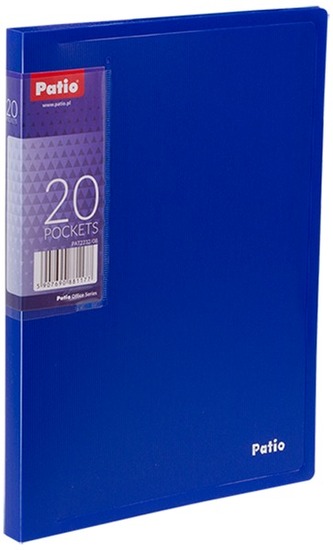 Album ofertowy A5 20 koszulek Clear Book niebieski, Patio
