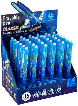 Długopis wymazywalny 0,5 mm Astra Pen Oops! Classic, Astra Długopis wymazywalny 0,5 mm Astra Pen Oops! Classic, Astra