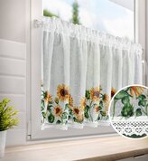 Dekorační krátká vitrážová záclona do kuchyně PAULI 60x150 cm MyBestHome