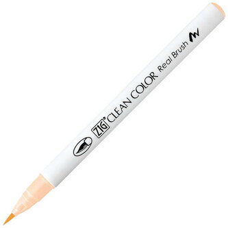 Marker Clean Color Real Brush - medium beige 076, Kuretake
