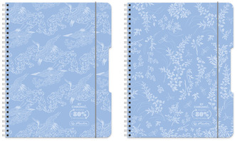 Brulion na spirali  B5 80k. Eco PP pastel błękit, Herlitz