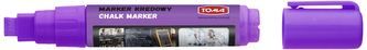 Marker kredowy końc. 8 x 5 mm fioletowy, 291, Toma