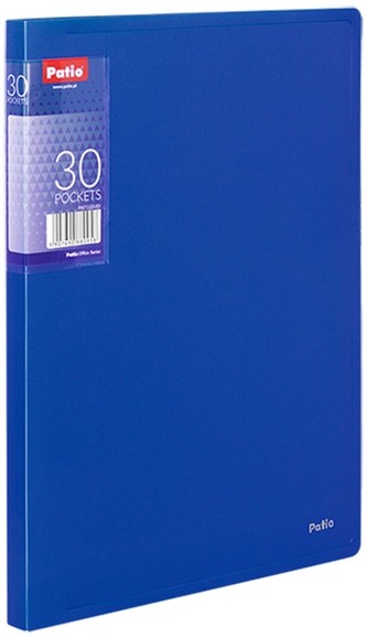 Album ofertowy A4 30 koszulek niebieski clear, Patio